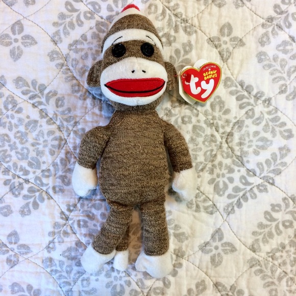 sock monkey beanie